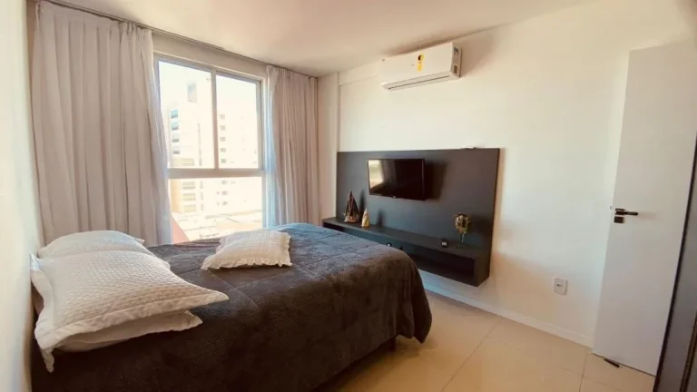 Imagem Apartamento à venda na praia de Gravatá em Navegantes, localizado na quadra mar, com 3 dormitórios, pronto para morar e semi mobiliado com a Adriano Carpes Imóveis.