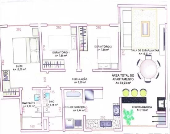 Imagem Apartamentos Tocantins Prox ao Shopping