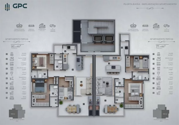 Imagem Apartamento para Venda em Maringá / PR no bairro Zona 08