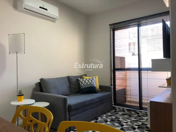 Imagem Apartamento novo de um dormitório todo mobiliado no centro