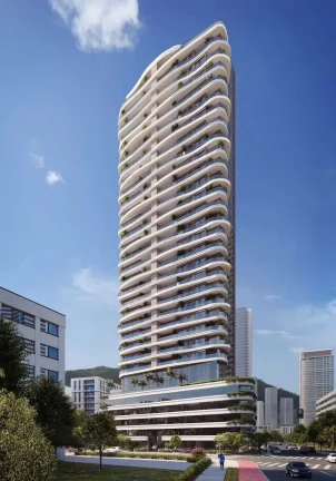 Imagem Apartamento em construção com 3 suítes e 3 vagas de garagem - Bairro Fazenda em Itajaí/SC