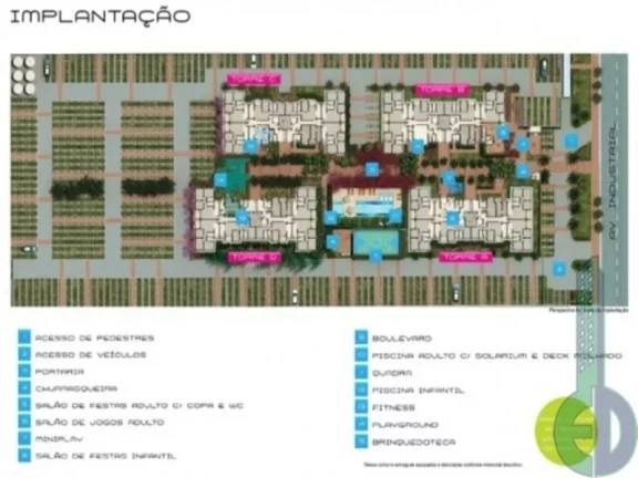 Imagem Apartamento de 3 quartos e 1 suíte no Jardim, Santo André-SP - Condomínio Park Club Santo André - Venda ou Locação!