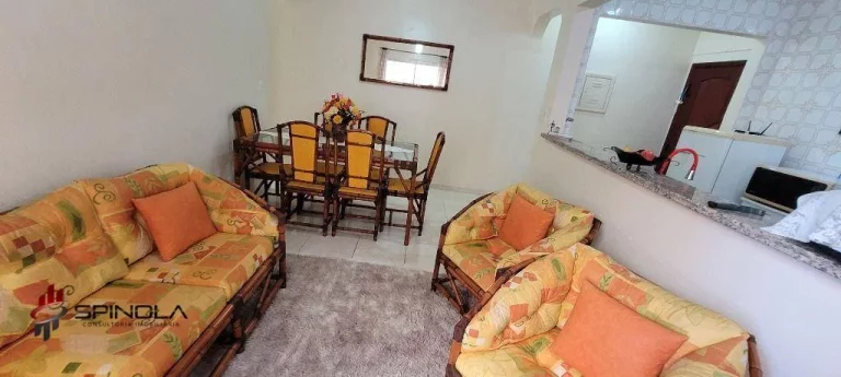 Imagem Apartamento com 2 dormitórios à venda, 69 m² por R$ 300.000,00 - Balneário Flórida - Praia Grande/SP