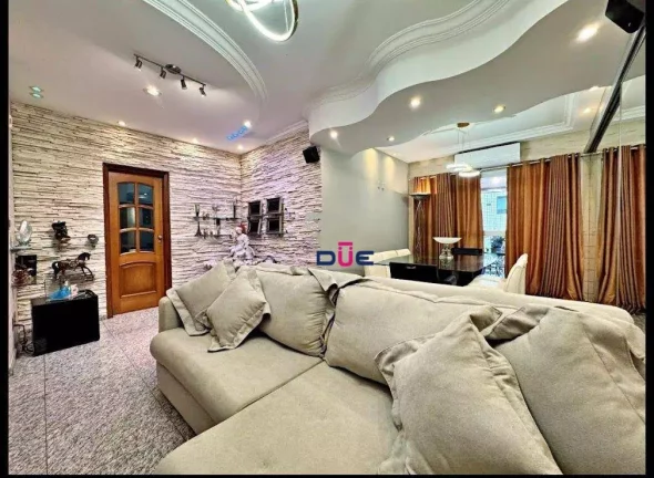Imagem Apartamento com 3 dormitórios à venda, 118 m² por R$ 1.620.000 - Boqueirão - Santos/SP