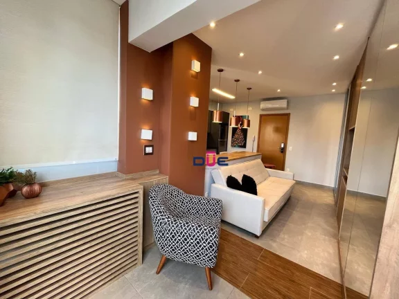 Imagem Apartamento com 1 dormitório para alugar, 46 m² por R$ 5.300/mês - Boqueirão - Santos/SP