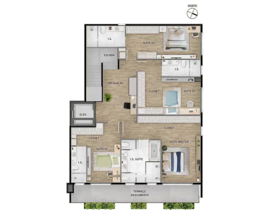 Imagem Sublime - Breve Lançamento - Apartamento à venda no bairro Batel - Curitiba/PR