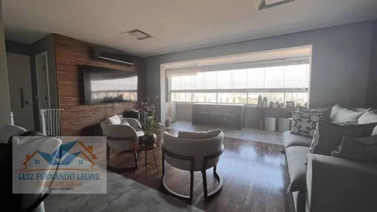 Imagem Apartamento à Venda, 3 dormitórios com 1 suíte, varanda gourmet, 3 vagas. - Brooklin Paulista