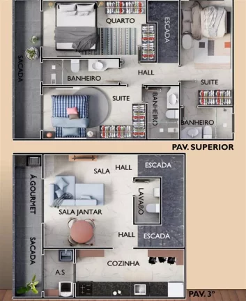 Imagem CASA COM 110 m² - GUILHERMINA - PRAIA GRANDE SP