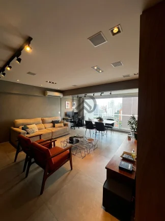 Imagem Apartamento Brooklin, pronto para morar andar alto sala ampliada