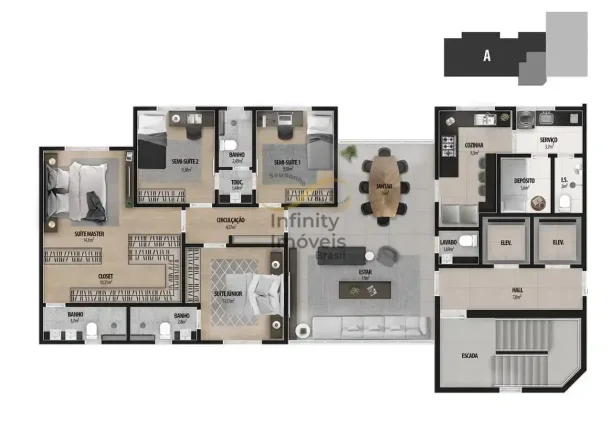 Imagem ORSINI - Apartamento à venda no bairro São Bento - Belo Horizonte/MG
