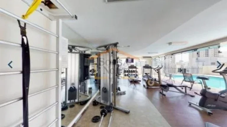 Imagem Apartamento 60m², 2 dormitórios, armários embutidos, piso em mármore, ar condicionado quente e f...