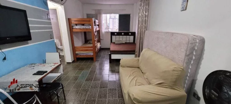 Imagem Kitnet com 1 dormitório à venda, 32 m² por R$ 195.000,00 - Mirim - Praia Grande/SP