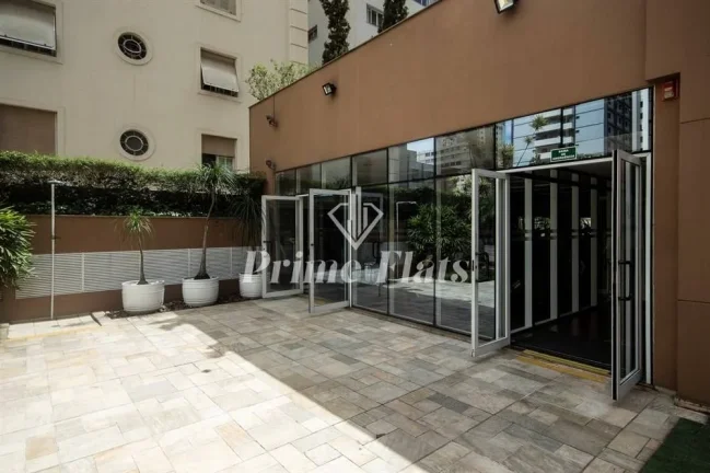 Imagem Flat disponível para locação no Transamérica Prime International Plaza no Jardim Paulista, com 29m², 1 dormitório e 1 vaga