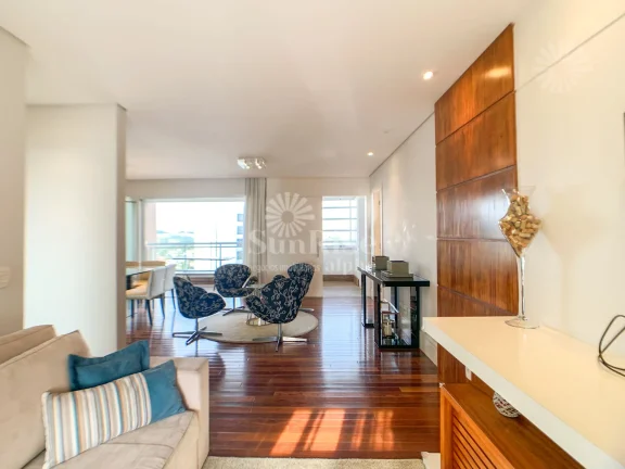 Imagem Apartamento Mobiliado Venda Alphaville Centro com 2 quartos e 2 vagas 155 m² por R$2.000.000 - Barueri/SP