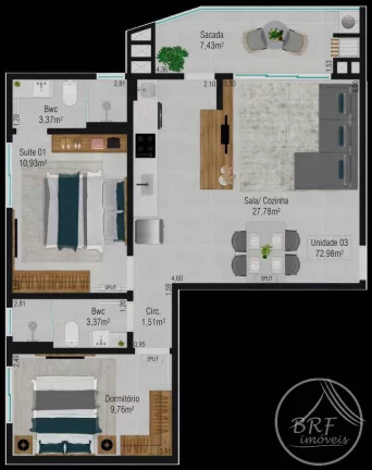 Imagem LANÇAMENTO - OCEANIC RESIDENCE - BARREIROS - SÃO JOSÉ (SC)