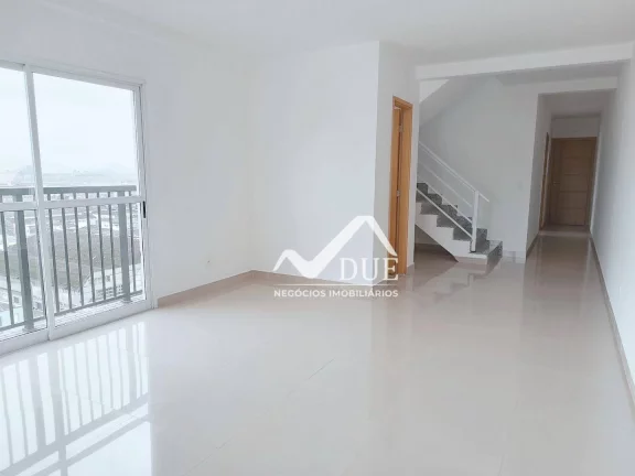 Imagem Apartamento Duplex com 3 dormitórios à venda, 131 m² por R$ 989.000,00 - Vila Matias - Santos/SP