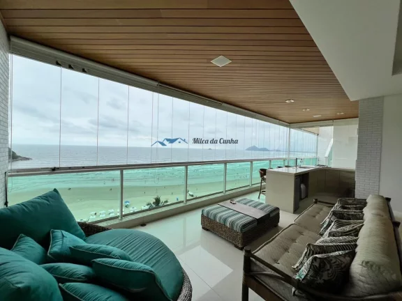 Imagem Linda Cobertura para Venda de Frente para o Mar, com Piscina Privativa com 4 suítes, 3 vagas, 300m², Riviera de São Lourença, Bertioga