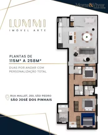 Imagem Sala Comercial para Venda em São José dos Pinhais, São Pedro, 1 banheiro