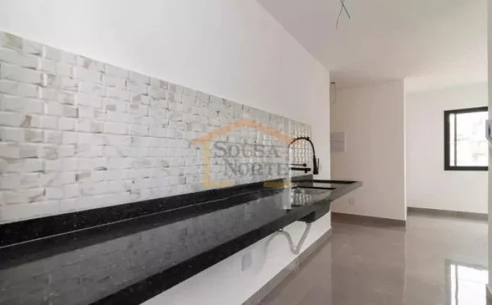 Imagem Cobertura com 58m² + 18m², 3 dormitórios, sala, cozinha, banheiro, área de serviço e 1 vaga de ...