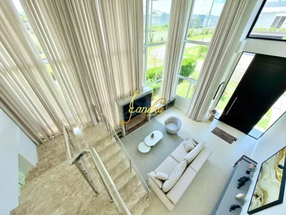 Imagem Casa em condomínio fechado beira de lago com 04 suítes_- entrega maio 2022