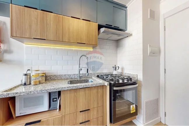 Imagem Aconchegante apartamento na Vila Romana de 24,65 m², totalmente mobiliado e pronto para morar.