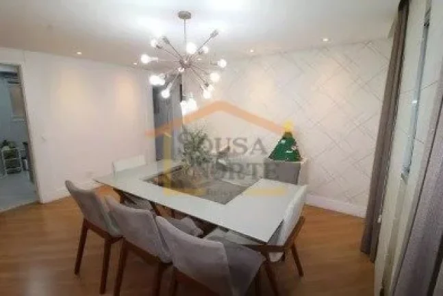 Imagem Apartamento 3 dormitórios, sendo 1 suíte, sala 2 ambientes, varanda gourmet com churrasqueira, coz...