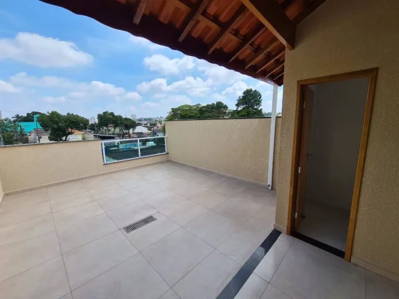 Imagem Cobertura com 2 dormitórios à venda, 88 m² por R$ 375.000,00 - Vila Tibiriçá - Santo André/SP