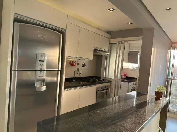Imagem Apartamento 69M², 2Q, 1 Suíte, 2 Banheiros, 2 Vagas, Varanda, Academia, Piscina, Churrasqueira, Salão de Festas e Jogos, Playground, Brinquedoteca.