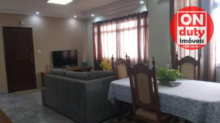 Imagem Apartamento à venda, 155 m² por R$ 475.000 - Vila Mathias - Santos/SP