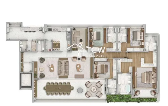 Imagem Apartamento à venda no bairro Moema - São Paulo/SP, Zona Sul