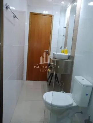 Imagem Apartamento Garden 53 + 30m² de Quintal, 2 Dormitórios, 1 Banheiro, 2 VAGAS, móveis planejados na cozinha, banheiro e Q. casal, Quintal coberto (retrátil), Baixo condomínio 170 no Vila Vitória, Mauá-SP