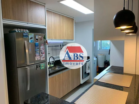 Imagem Apartamento Porteira Fechada com 1 dorm à venda, 42 m² por R$ 383.000 - Marapé - Santos/SP a três quadras da praia