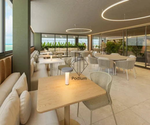 Imagem Apartamentos com varanda / sacada gourmet a 90m da praia de Camboinha / Cabedelo - AP2050