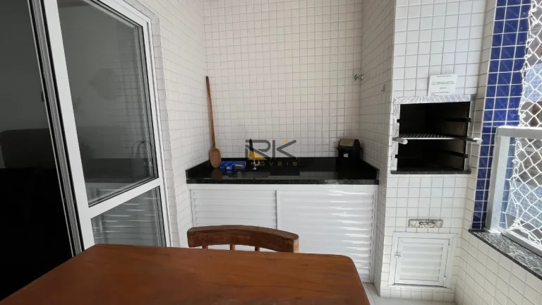Imagem Apartamento à venda nas Toninhas com 1 dormitórios, varanda gourmet com churrasqueira e piscina