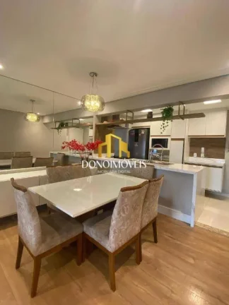 Imagem Apartamento decorado com 104m², 3 dormitórios (2 suítes), 2 vagas, móveis planejados inclusos! E...