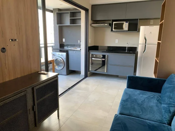 Imagem Apartamento Pinheiros - 35M², 1 Dorm, 1 Vaga, Mobiliado.