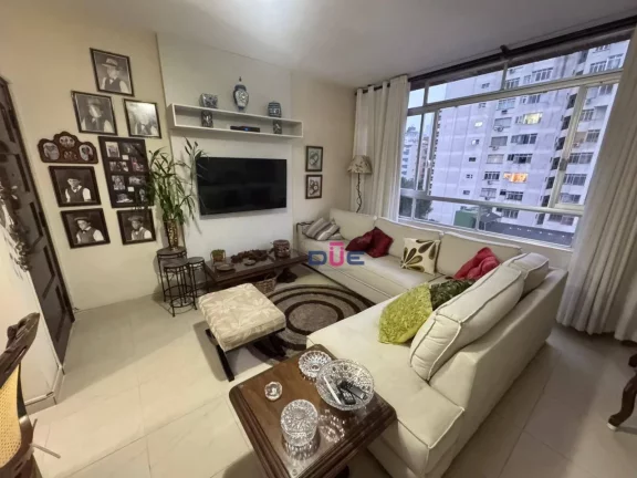 Imagem Apartamento com 3 dormitórios mais dependência completa de empregada à venda, 141 m² por R$ 690.000 - Boqueirão - Santos/SP