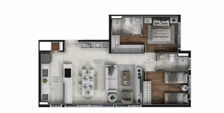 Imagem Jardim Haut - Apartamento à venda no bairro Jardim Botânico - Porto Alegre/RS