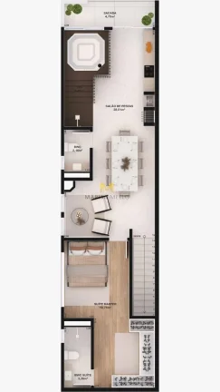 Imagem Lançamento Especial Residencial Du Bosque em Pinhais - Apartamento de luxo à venda com 3 quartos / 1 suite no Centro