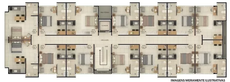 Imagem Flat com 1 dormitório à venda, 18 m² por R$ 369.000,00 - Intermares - Cabedelo/PB Imagem Flat com 1 dormitório à venda, 18 m² por R$ 369.000,00 - Intermares - Cabedelo/PB