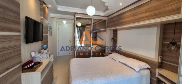 Imagem Apartamento mobiliado com 1 suíte mais 1 dormitório e demais cômodos na quadra mar na praia de Gravatá em Navegantes a venda com a Imobiliária Adriano Carpes