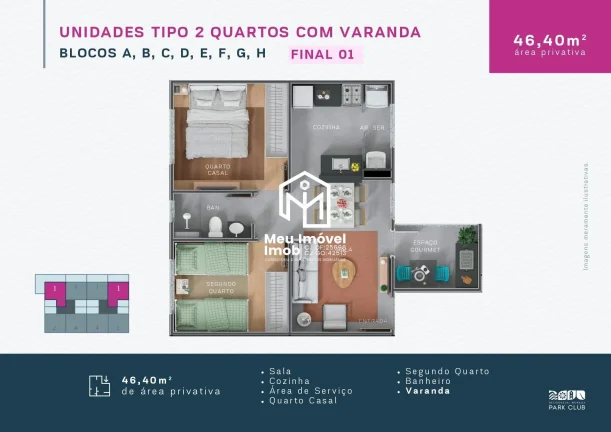 Imagem Apartamento Residencial Park Club - Luziânia GO