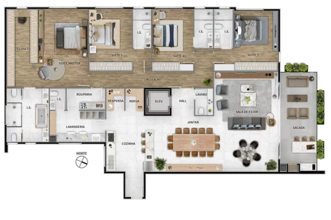 Imagem Sublime - Breve Lançamento - Apartamento à venda no bairro Batel - Curitiba/PR
