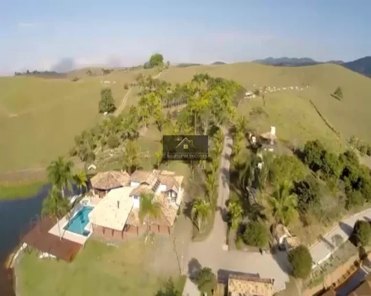 Imagem MARAVILHOSA FAZENDA PORTEIRA FECHADA REGIÃO CAÇAPAVA 120 KM SP 60 ALQUEIRES CASA PRINCIPAL 850,00 SUÍTE HIDRO CASA LAGO 150,00 M DECK PISCINA