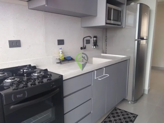 Imagem Apartamento mobiliado em Aparecida, frente mar em Santos/SP