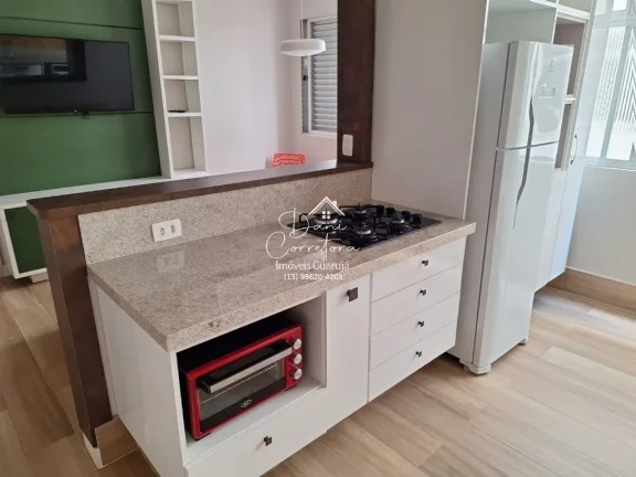 Imagem Apartamento à venda em Guarujá-SP: 2 quartos, 2 suítes, 2 salas, 2 banheiros, 1 vaga, 60 m² na Vila Alzira! Venha conferir!