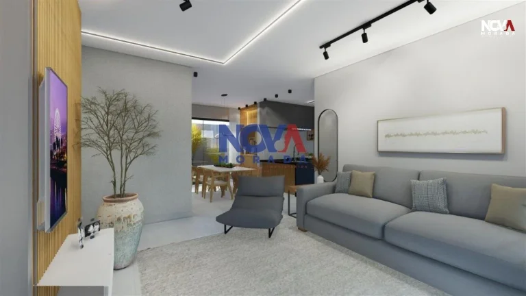 Imagem Com uma arquitetura moderna e sofisticada, essa residência foi construída com os melhores materiai...