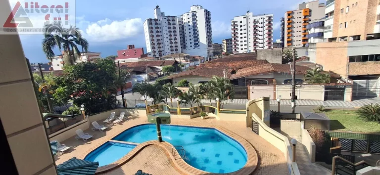 Imagem Imperdível apartamento à venda em Praia Grande-SP, bairro Tupi! 1 quarto, 1 sala, 1 banheiro, 1 vaga de garagem, 55m² de área.