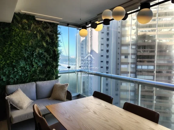 Imagem Aluguel de Apartamento de Luxo em Guarujá-SP, Pitangueiras: 3 Quartos, 1 Suíte, 2 Salas, 4 Banheiros, 1 Vaga, 180m².