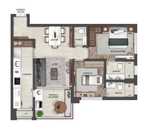 Imagem Ledge Brooklin - Residencial